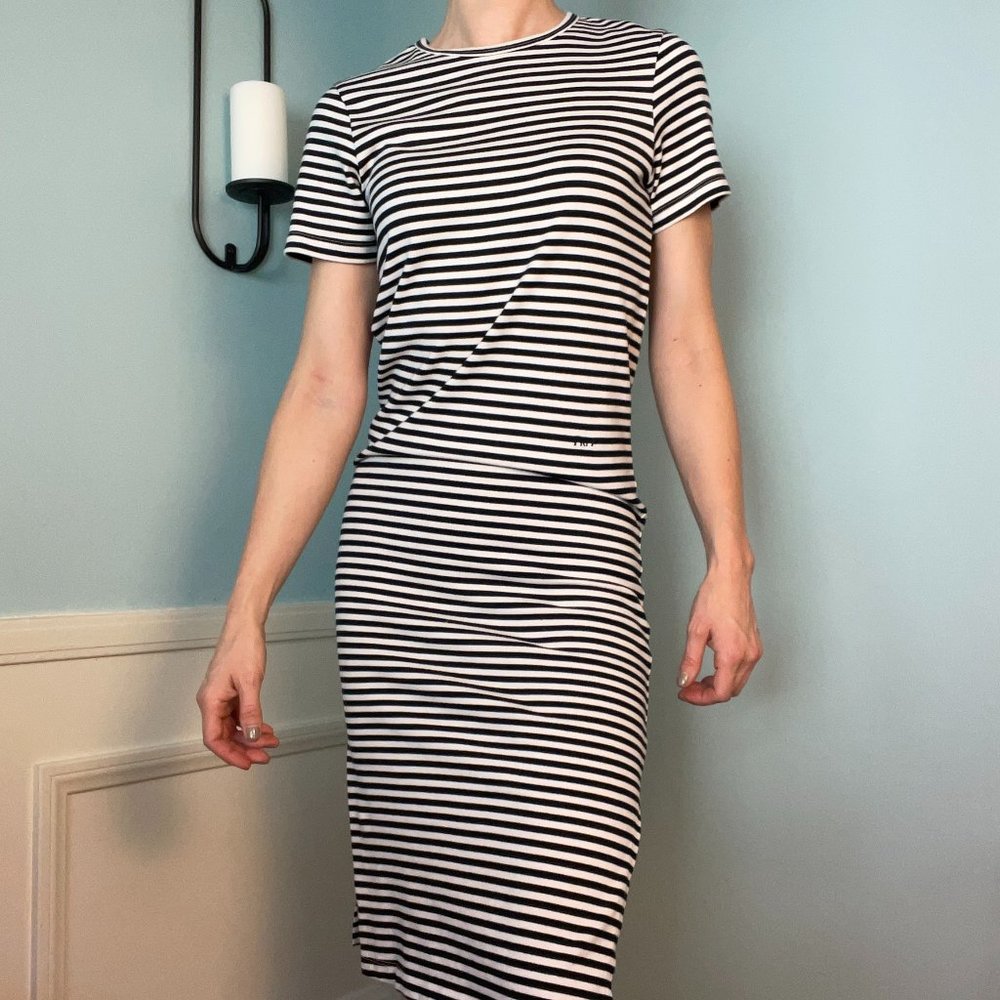 Frame Cotton Summer Dress with Stripes